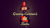 Granny Carmen Xmas Eat & Fuck