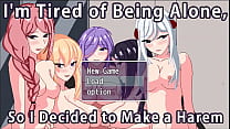 I'm Tired of Being Alone, So I Decided to Make a Harem - adult game