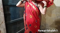 Sexo indiano Bhabhi Red saree