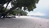 PenthouseGold.com - Bikini-Babe Sloan Harper lutscht am Strand einen Schwanz und lässt sich die Muschi knallen