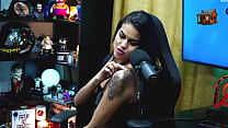 Ruan takes off Bia Hot's clothes and goes crazy for her naked in the Studio! - Podcast Pápum no Barraco! COMPLETE ON SHEER - XVIDEOS RED