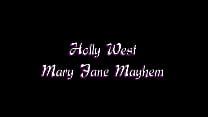 Holly West Lets The Lesbian Mary Jane Mayhem Show Her The Ropes