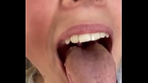 Long tongue blowjob machine whore