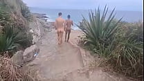 Sex between friends on the beach in Rio de Janeiro.