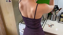 Standing fuck in the kitchen