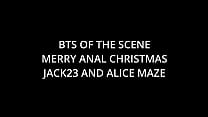 behind the scene off merry anal Christmas,Alice Maze,pissing,hard sex,only anal,bdsm,bondage,high heels,rimming