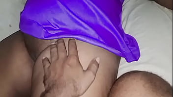 Fucking my step brother's wife hard, she thought it was her husband