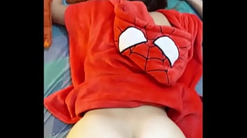 MY LITTLE STEPDAUGHTER COMES INTO MY ROOM IN HER SPIDER-MAN PAJAMAS AND I GIVE HER A DELICIOUS FUCK