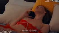 Dirty talk in bed with an 18 year old virgin whom you gave red sexy lingerie