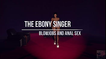la sexy cantante de ébano sexo duro oral y anal