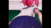 累テトがおもちゃのディルドでオナニー