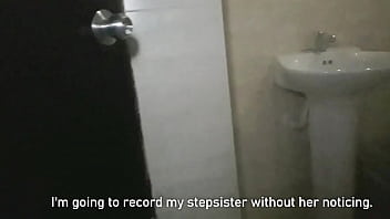 I FUCK MY STEPSIST AFTER SPYING ON HER WHILE SHE SHOWER AND SWALLOWS ALL MY CUM
