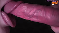 CLOSE UP: Best Milking BLOWJOB in your LIFE, Sloppy Sucking Dick ASMR
