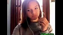 Amateur webcam teen