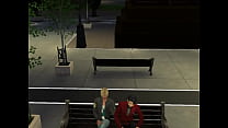 Horny twink seducing married man in public park