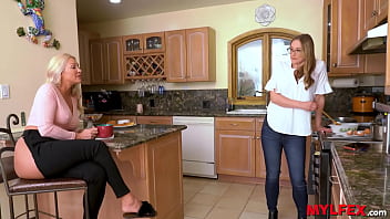 Mylfex - Spoiled Boy Pleases his Hot Mom and Step-Aunt
