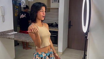 TIKTOKER NIECE ENDS UP NAILED AND SUCKING DICK AFTER ASKING FOR HELP WITH HER VIDEOS