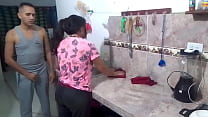 I CATCH MY step SISTER-IN-LAW ALONE IN THE KITCHEN AND I STICK MY DICK STRAIGHT INTO HER PUSSY UNTIL ORGASM