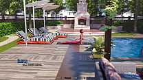 Полуголая мачеха поймала меня, подглядывающим за ее спальней - 3D хентай анимационное порно - Жизнь в округе Санта