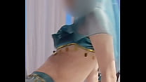 Japanese beauty with erotic sexy costume
