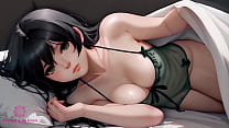 StepSister's Friend Sneaks Into Your Bed And Wants Your Cum On Her Small Tits - [ Close up / POV / AI]