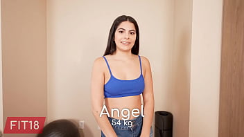 FIT18 - Angel Gostosa - Casting Tattoo Free Brazilian With Hairy Pussy In Bodysuit