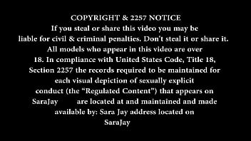 It's Sara Jay Oiling Up Her Feet & Big Booty! She Also Masturbates!