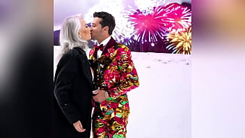 GILF Showing Her New Sexy New Years Eve Party Outfit With Some Dirtytalk. Watch The Horny Granny Nude At The End | AI-generated