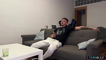 He invites her to his house to watch a movie and fucks her very hard