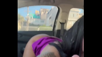 Blowjob in motion - I sucked the Uber guy at the wheel