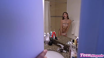 Creeping on Daisy in the Shower and Then Secretly Fucking Her - Johnny Love -