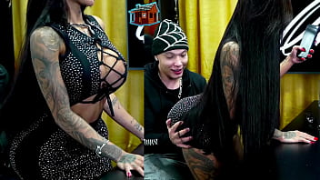 Ruan got really horny while Bibi Griffo bounces on his lap really hot - Pápum no Barraco Podcast!