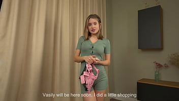 Noticed An Erection! Unfaithful Slut Punished Her Neighbor With Her Pussy. POV
