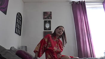 Step-Mommy's step-son loves her boobs
