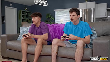 Pawg Stepmom Kaden Kole let's Stepson Jodie Johnson and His Friend Ethan Seeks Share Her Until They Bust All Over
