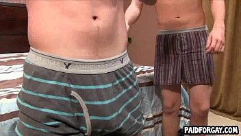 Straight amateur hunk sucks on a cock for money